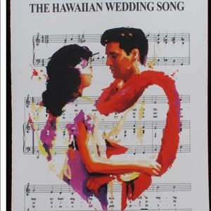Elvis  "Wedding Song" Limited Edition 14" x 20".